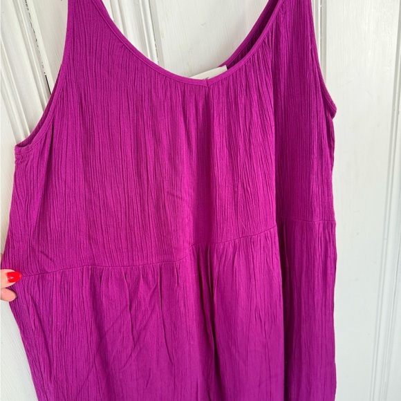 LOFT Vibrant, bright! fuchsia Sleeveless Dress - Picture 2 of 5